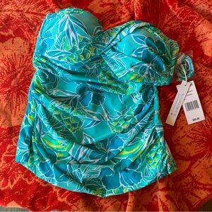 ***NWT*** BLEU ROD BEATTIE TROPICAL TANKINI TOP